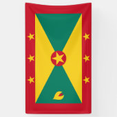 Vlag van Grenada Spandoek (Verticaal)