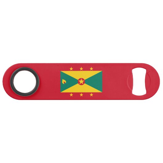 Vlag van Grenada Speed Flessenopener (Voorkant (Horizontaal))