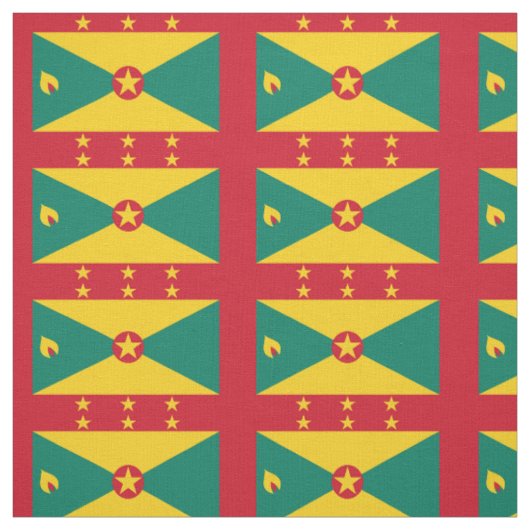 Vlag van Grenada Stof (Swatch)