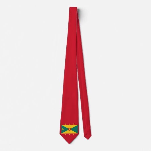 Vlag van Grenada Stropdas (Voorkant)