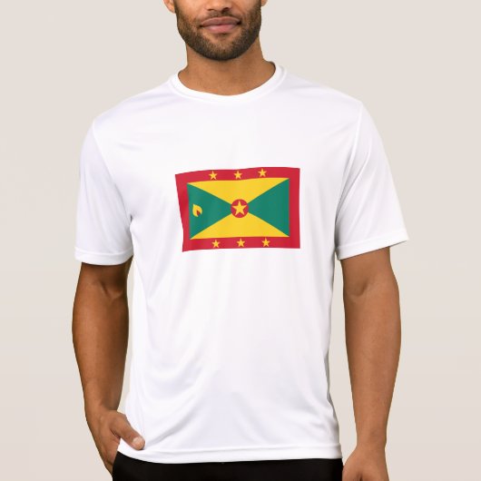 Vlag van Grenada T-shirt (Voorkant)