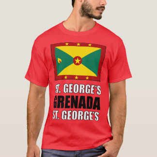 Vlag van Grenada T-shirt