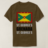 Vlag van Grenada T-shirt (Design voorkant)