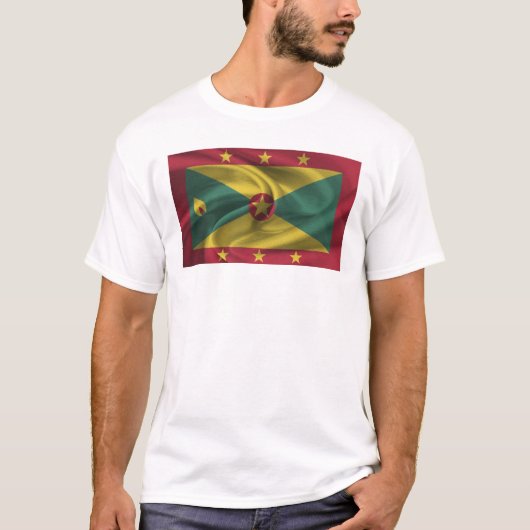 Vlag van Grenada T-shirt (Voorkant)