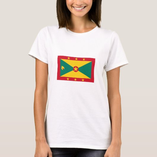 Vlag van Grenada T-shirt (Voorkant)