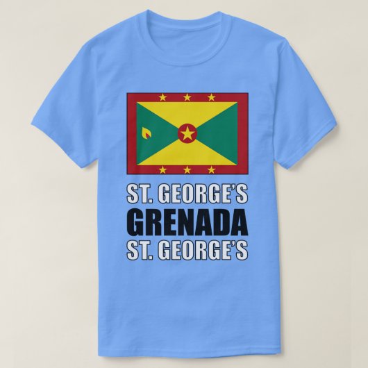 Vlag van Grenada T-shirt (Design voorkant)