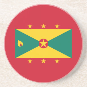 Vlag van Grenada Zandsteen Onderzetter