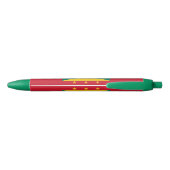 Vlag van Grenada Zwarte Inkt Pen (Achterkant)