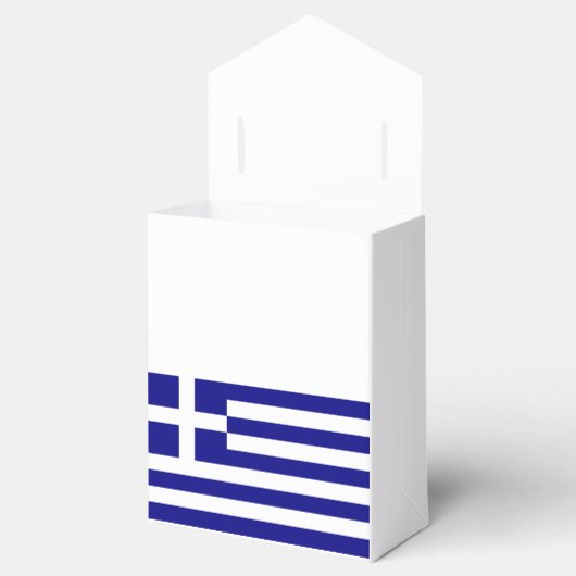 Vlag van Griekenland Bedankdoosjes (Geopend)