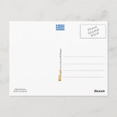 Vlag van Griekenland Briefkaart (Achterkant)