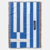 Vlag van Griekenland Deken (Voorkant Verticaal)