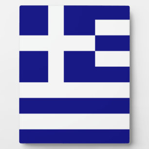 Vlag van Griekenland Fotoplaat
