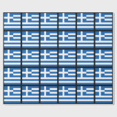 Vlag van Griekenland, Grieks Cadeaupapier (Vlak)