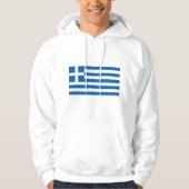 Vlag van Griekenland Hoodie (Voorkant)
