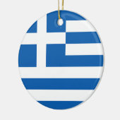 Vlag van Griekenland Keramisch Ornament (Links)