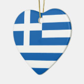 Vlag van Griekenland Keramisch Ornament (Links)