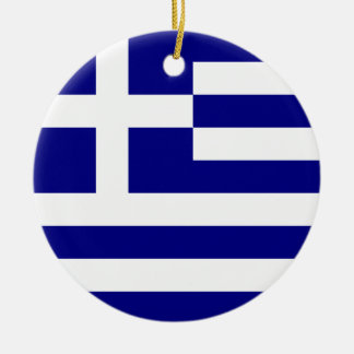 Vlag van Griekenland Keramisch Ornament