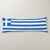 Vlag van Griekenland Lichaamskussen (Achterkant)