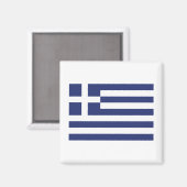 Vlag van Griekenland Magneet (Voorkant / Achterkant)
