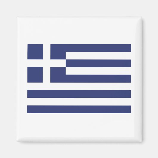 Vlag van Griekenland Magneet (Voorkant)