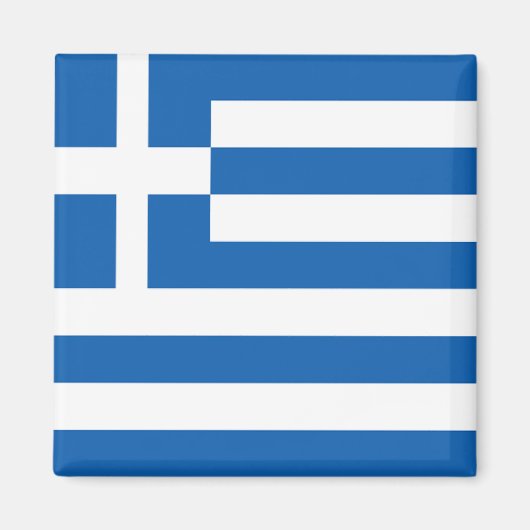 Vlag van Griekenland Magneet (Voorkant)