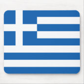 Vlag van Griekenland Mousepad Muismat (Voorkant)