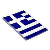 Vlag van Griekenland Notitieboek (Rechterzijde)