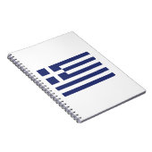Vlag van Griekenland Notitieboek (Rechterzijde)