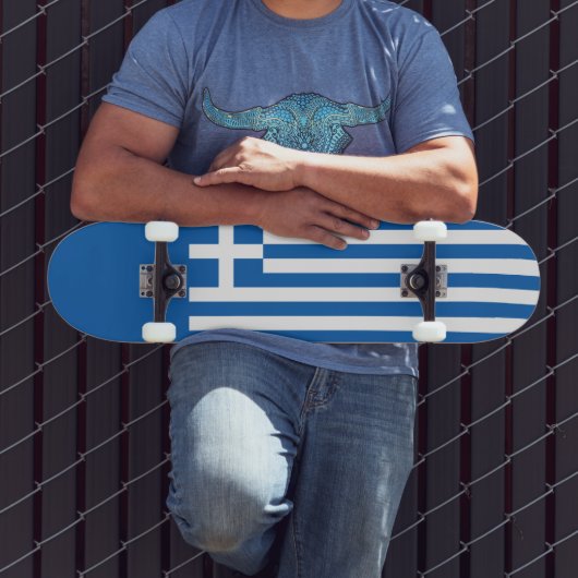 Vlag van Griekenland Persoonlijk Skateboard (Buiten 3)