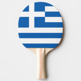 Vlag van Griekenland Ping Pong Paddle Tafeltennisbatje