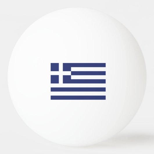 Vlag van Griekenland Pingpongbal (Voorkant)