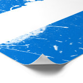 Vlag van Griekenland Poster (Hoek)