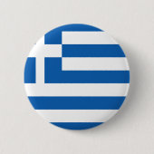 Vlag van Griekenland Ronde Button 5,7 Cm (Voorkant)