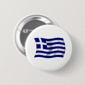 Vlag van Griekenland Ronde Button 5,7 Cm (Voorkant /achterkant)