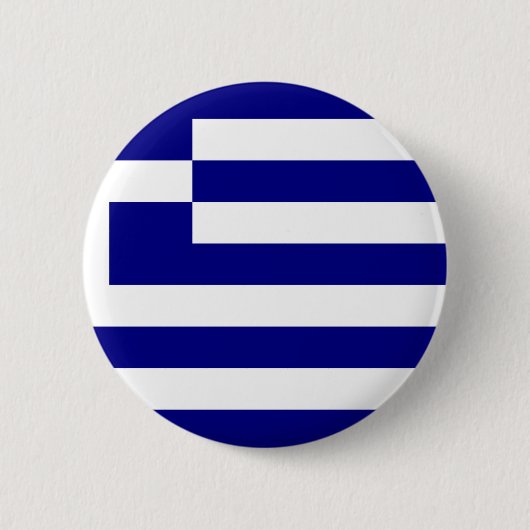 Vlag van Griekenland Ronde Button 5,7 Cm (Voorkant)