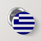 Vlag van Griekenland Ronde Button 5,7 Cm (Voorkant /achterkant)