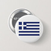 Vlag van Griekenland Ronde Button 5,7 Cm (Voorkant /achterkant)