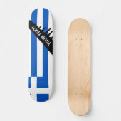 Vlag van Griekenland Skateboard (Voorkant)