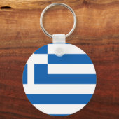 Vlag van Griekenland Sleutelhanger (Voorkant)