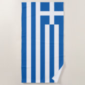 Vlag van Griekenland Strandlaken (Voorkant)