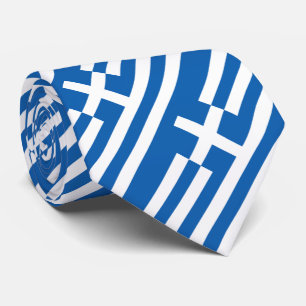 Vlag van Griekenland Stropdas