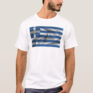 Vlag van Griekenland T-shirt