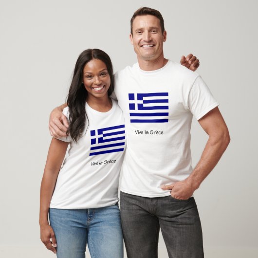 Vlag van Griekenland T-shirt (Unisex)