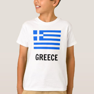 Vlag van Griekenland T-shirt