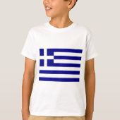 Vlag van Griekenland T-shirt (Voorkant)