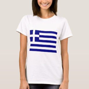 Vlag van Griekenland T-shirt