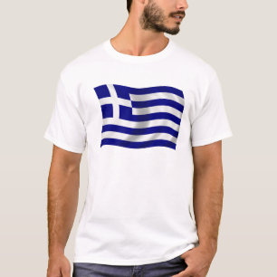 Vlag van Griekenland T-shirt