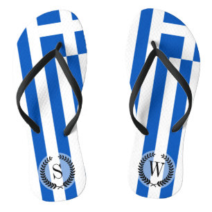 Vlag van Griekenland Teenslippers
