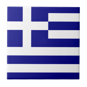 Vlag van Griekenland Tegeltje