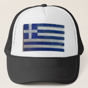 Vlag van Griekenland Trucker Pet